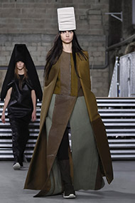 TINA VESHAGURI FOR Rick Owens PARIS FW 2017